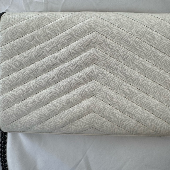 YSL classic monogram woc matalasse chevron leather - Picture 11 of 11